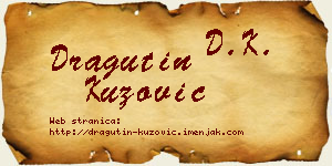 Dragutin Kuzović vizit kartica